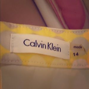 Yellow polka dot dress